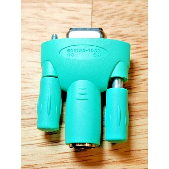 PS/2 Mini Din Female to DB9 Serial Female Mouse Adapter/Converter Dongle - Picture 2 of 4